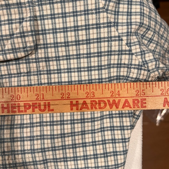 Pendelton Hiking Shirt Mens XL Blue Plaid Short Sleeve Casual Button Down - Picture 7 of 7